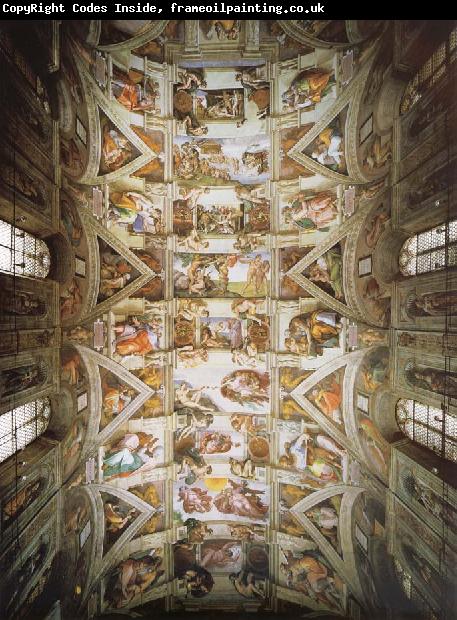 Michelangelo Buonarroti plfond of the Sixtijnse chapel Rome Vatican